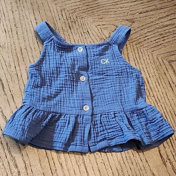 Blue tank top size 4T Calvin Klein - Picture 4 of 4